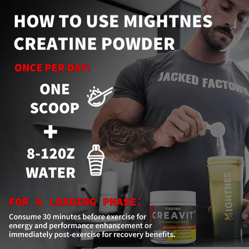 Polvo De Creatina Para Hombres - Creatine Hmb - Creatina Par
