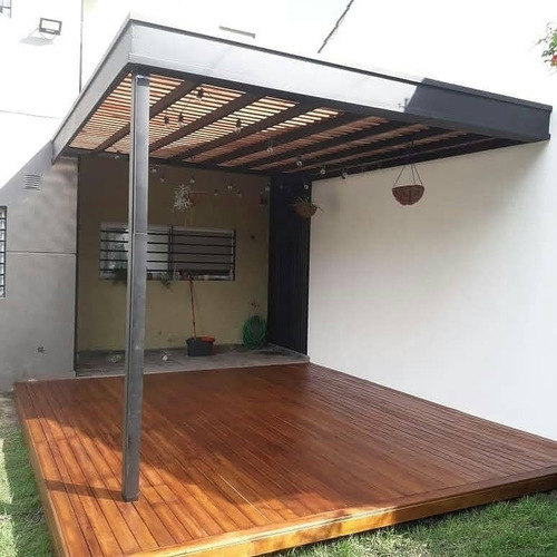 Pergolas Con Chapa Traslucida Antigranizo X M2