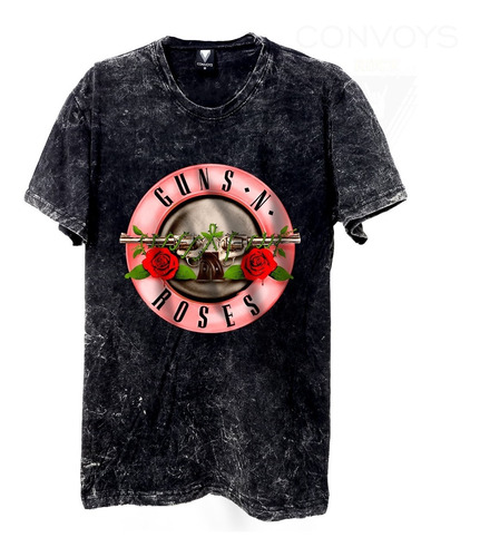 Remeras Premium Dtg Guns N Roses Rosa - Convoys Rock