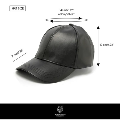 Gorra Gorro Eco Simil Cuero Con Visera Premium Marrón Claro Unico