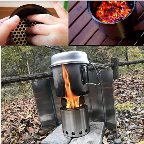 Accesorio Redondo Para Parrilla De Fuego Para Estufa De Leña