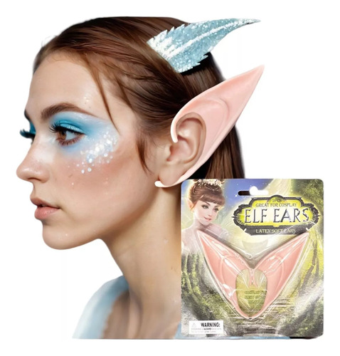 1 Par Orejas De Elfo Hada Halloween Navidad Cosplay Disfraz