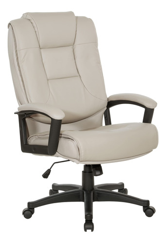 Office Star Ec Series - Silla De Oficina Ajustable De Cuero.