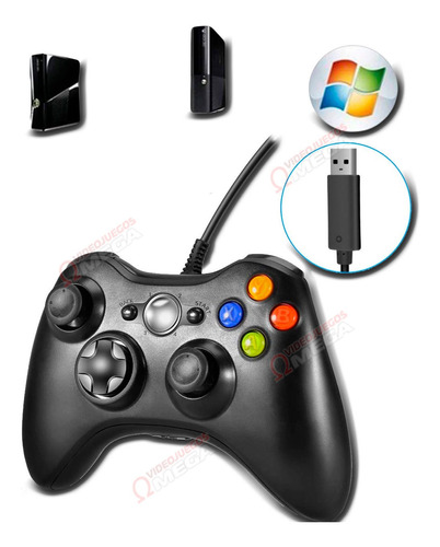 Control Xbox 360 Con Cable Usb