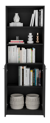 Combo De Bibliotecas Easy Home, Color Wengue