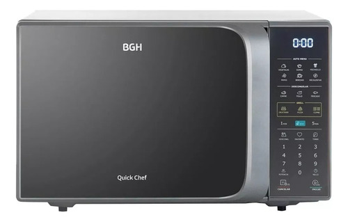 Horno Microondas Bgh B228ds20 Gris 28lts Grill Selectogar