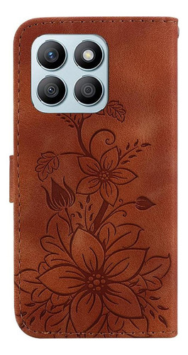 Funda Abatible For Honor X8b Titular De La Tarjeta Cartera