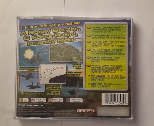 Ace Combat 3 Electrosphere Juego Original Playstation 1 Ps1 (Usado)