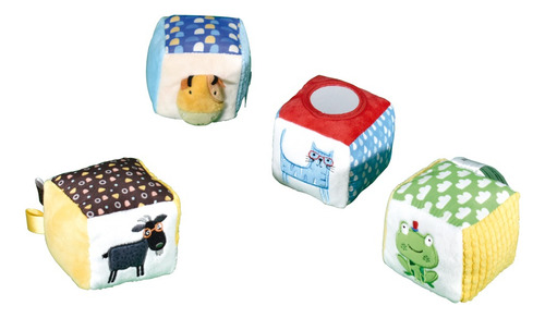 Libro Y Cubos Suaves : Animales De La Granja