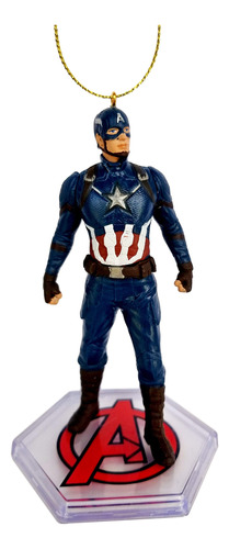 Figura Decorativa Del Capitan America De La Pelicula, Para A