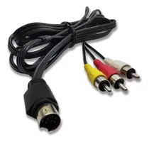 Comprar Cabo De Audio E Video S-video Mini Din Rca 1,80m 10 Pinos