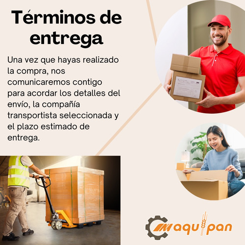 Molino De Pan Triturador Acero Inoxidable Gpaniz Mfp80ai