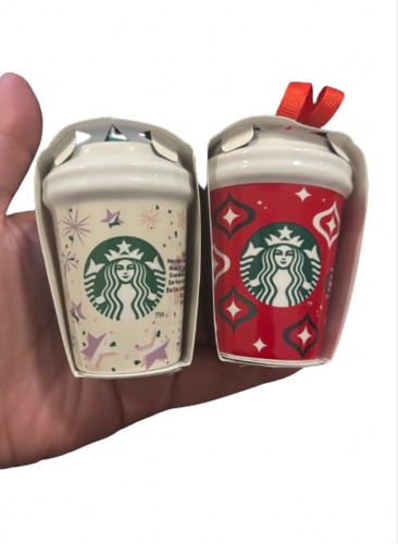 Ornamentos Starbucks Esferas Navidad Colección México Nuevo