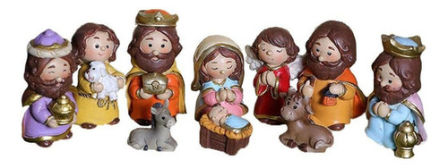Belén En Miniatura: Niño Jesús, Pesebre, Cristo, Multic [u]