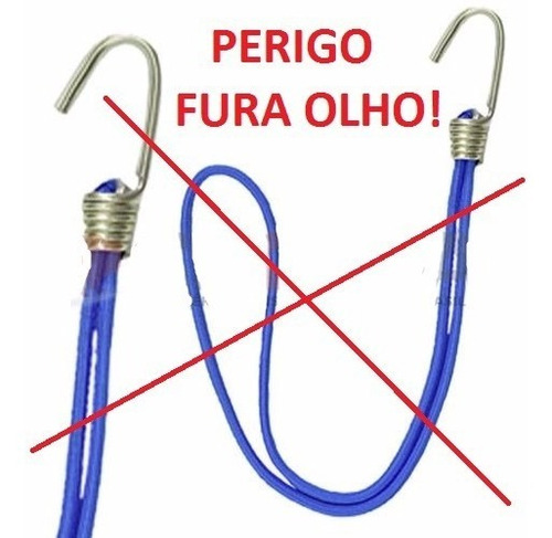 35 Extensores Elastico 30cm Capa Piscina Fixação Lona Lonil