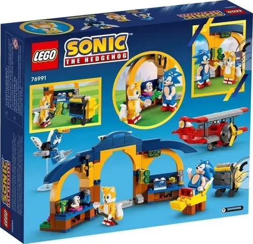 Lego Sonic - Oficina Do Tails E Avião Tornado 76991