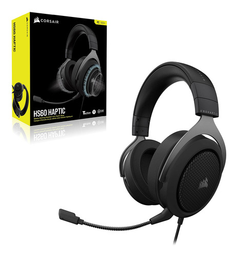 Auriculares Para Juegos Corsair Hs60 Haptic Stereo Con Hapti