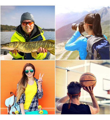 Glasses Strap Great Value 6 Pack Black,soft Glasses Lanya...