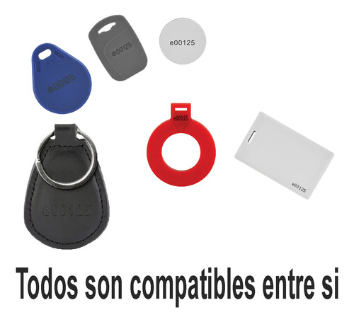 Tags Rfid Rect Llave Electronica Acceso Edificios 125k Verde