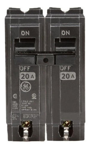 Breaker Para Empotrar Thql 2x20a General Electric