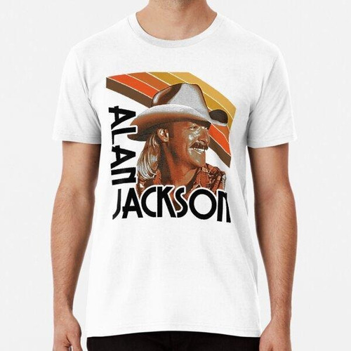 Remera Alan Jackson Retro Country Fanart Tribute Camiseta Al