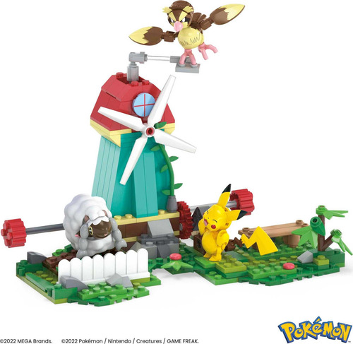 Juego De Construcción Mega Pokémon Molino De Viento 240 Piez