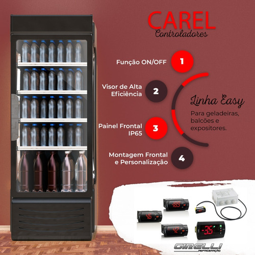 Imagem 9 de 10 de Controlador Carel Metalfrio Pjs4c0h000 Ref Pyp40z01y9 220v