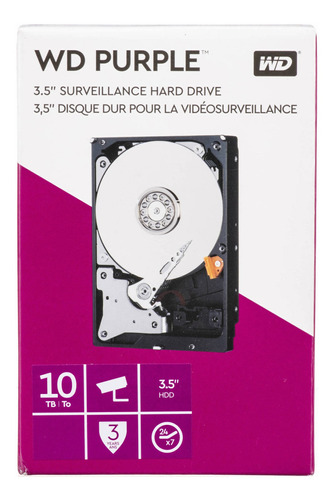 Wd 10tb Purple 5400 Rpm Sata Iii 3.5  Internal Surveillance