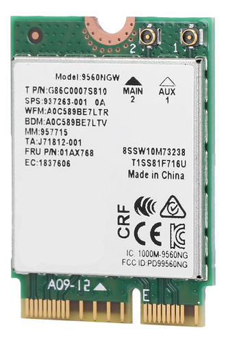 Wireless Card For Intel Dual Band Ac 9560ngw Ngff 1.7