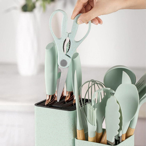 Set De Utensilios De Cocina, Espátula, Cuchara De Madera, Co