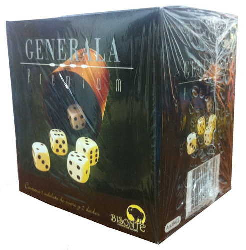 Generala Premium Bisonte Con Cubilete Cuero