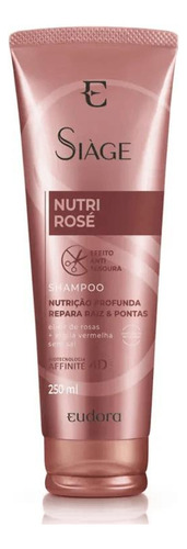 Shampoo Siàge Nutri Rosé - Eudora - 250ml