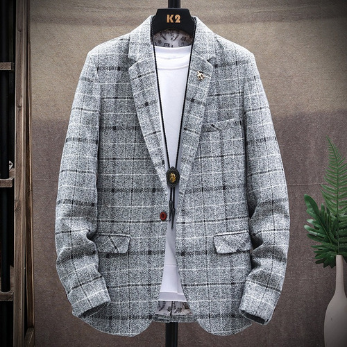 Traje Para Hombre Abrigos Blazer Traje Chamarra Vaquera A Cu