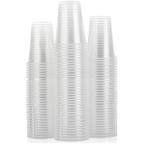 [100 Pack 8 Oz] Vasos De Plástico, Vasos Transparentes...