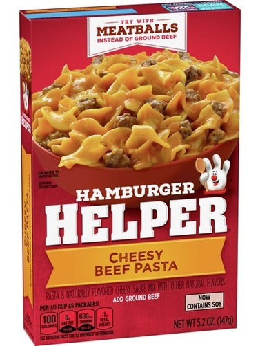 Mezcla Salsa Y Cheesy Beef Pasta Hamburger Helper