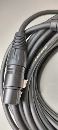 Imagen 3 de 5 de Cable Para Micrófono De 10 Metros Canon Xlr A Canon Xlr