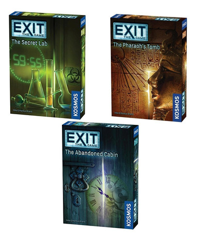 Exit: The Game Paquete De 3 Escape Room Bundle | Temporada .