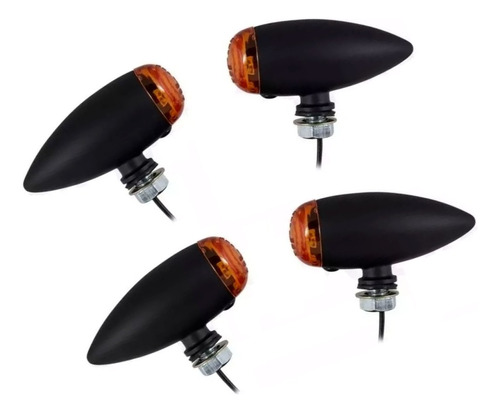 Faro Giro Mondial Hd 254 250 Bala Bullet Mini Guiño Cafe Rac