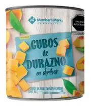 Comprar Cubos De Durazno En Almibar Member S Mark Contenido 3 Kg