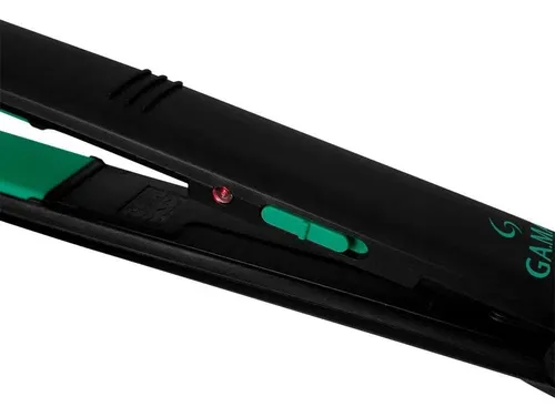 Plancha De Pelo Ga.ma Italy Babosa - Estilo Perfecto Negro Y Verde