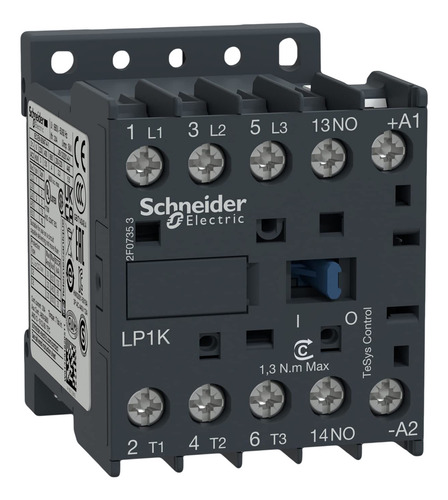 Mini Contactor Schneider 12a Tripolar 1na Lc1k Bobina 24vcc