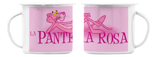  Pack 2 Taza Enlozada De La Pantera Rosa Lechera Pink