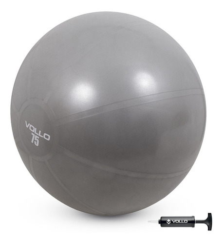 Bola Suíça Gym Ball 75cm C/bomba Yoga Abdômen - Ginastica