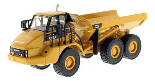 Miniatura Diecast Caminhão Articulado 725 Caterpillar M85073 Cor Amarelo