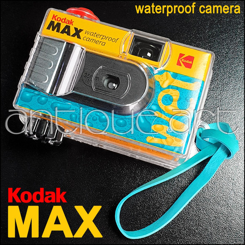 A64 Kodak Max Waterproof Camera 35mm 800asa 27 Expo Color