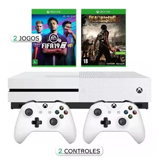 Microsoft Xbox One S Standard Cor Branco + Jogos