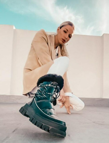 Imagen 4 de 10 de Bota Mujer Ladystork Dulcinea Preski Semi Impermeable Cierre