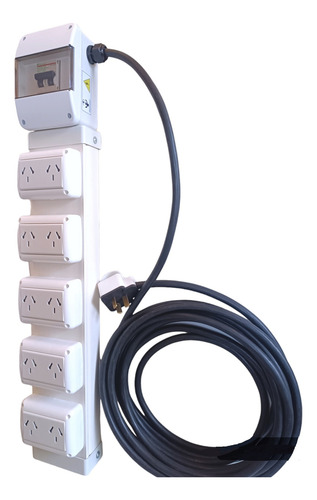 Tablero Eléctrico Armado Trabajo Obra 10a X 10u (2mt 3x4mm)