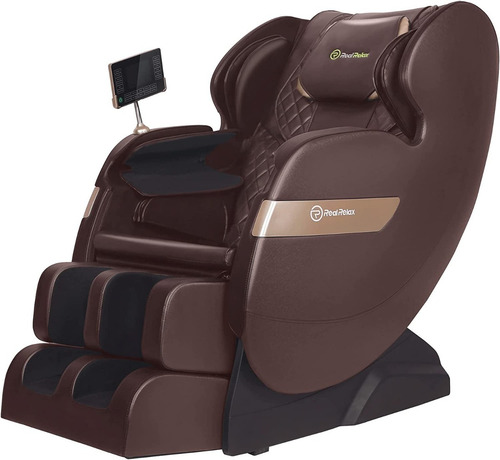 Silla De Masaje Zero-gravity C/calefacción Real Relax Marrón