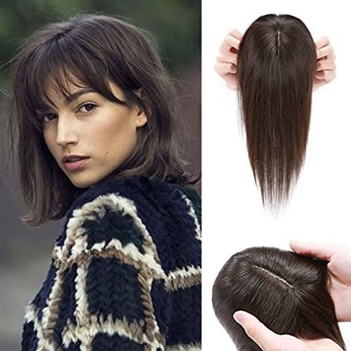 Extensiones De Cabello - Clip In Hair Toppers With Bangs Hum